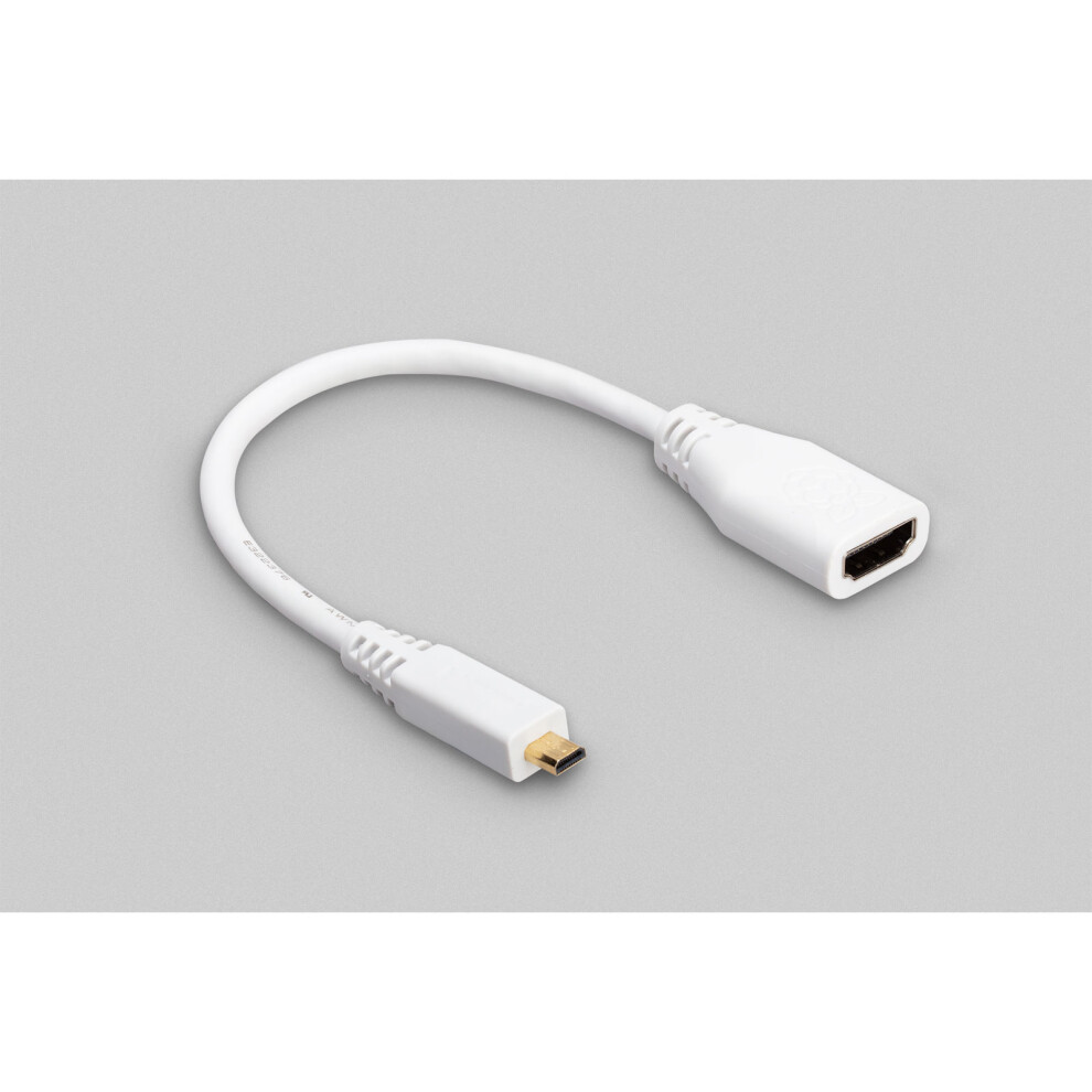 Raspberry Pi Sc0224 Adapter Connector Hdmi Cable - Micro Male To Hdmi 644824915043