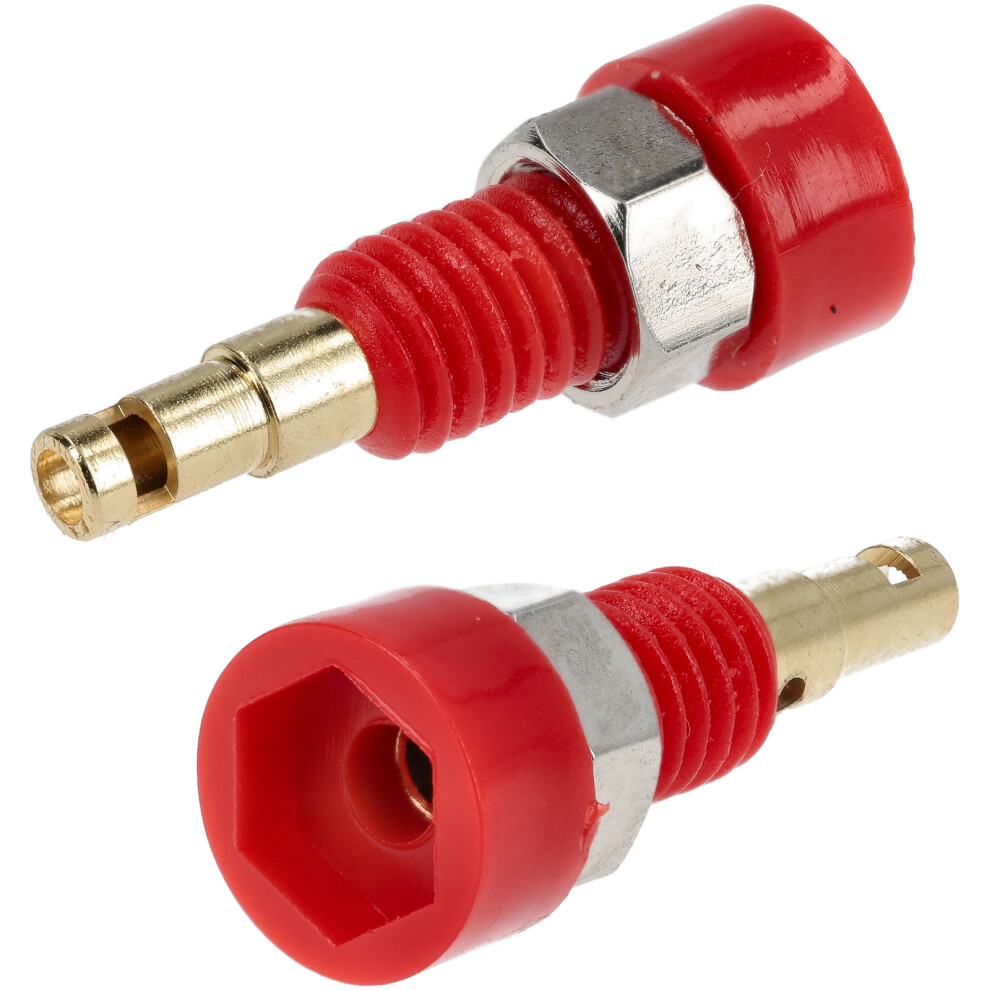 Truconnect 170587 2Mm Insulated Test Socket Gold Plated Red 5053556018611