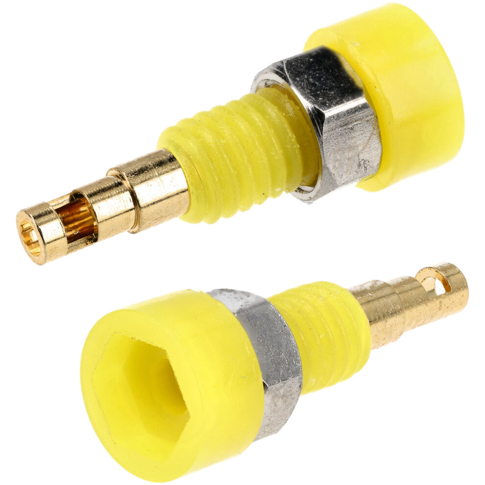 Truconnect 170590 2Mm Insulated Test Socket Gold Plated Yellow 5053556018642