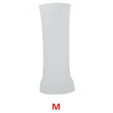 (Transparent, M) Men\'s Silicone Penis Pump & Extender Set