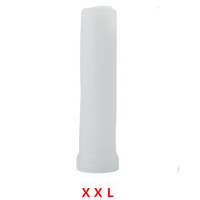(Transparent, 2XL) Men\'s Silicone Penis Pump Extender - Sex Shop Accessory