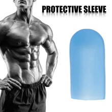 (Blue, C) Men\'s Silicone Penis Pump Extender - Sex Shop Accessory