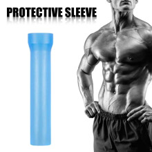 (Blue, XL) Men\'s Silicone Penis Pump & Extender Set