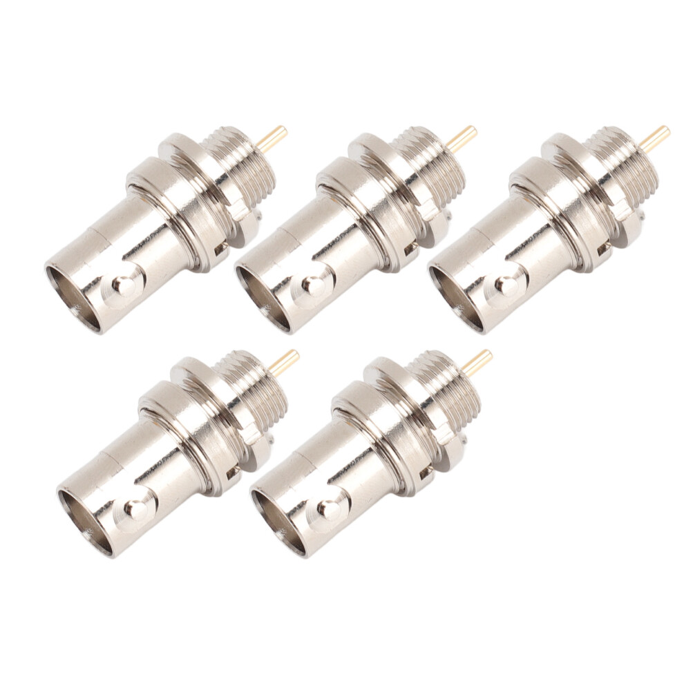 5Pcs Metal Bnc Female Crimp Connectors For Antennas Radio Vhf Uhf Scanner 5081391167911