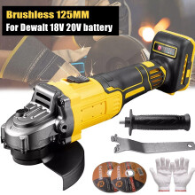 125mm Brushless Cordless Angle Grinder for Dewalt 18V 20V Batteries