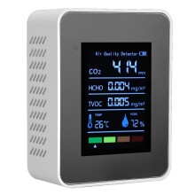 5-in-1 tragbares Luftqualitätsmessgerät 1200mAh Weiß