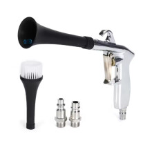 Car Cleaning Gun High Pressure Air Blow Gun W/ 2 Nozzles Car Detailing Dry Washing Professional Interior Cleaning Tools
