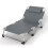 Folding Bed Guest Bed Portable Single Camping Cots With Mattress 4