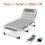 Folding Bed Guest Bed Portable Single Camping Cots With Mattress 1