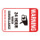 24H Surveillance Camera Warning Sticker - 50 Chars 3