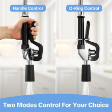 Pre Rinse Sprayer Commercial Sink Sprayer ,with Ergonomic Handle,High Pressure Brass Faucet Parts for Kitchen Faucet