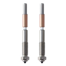 2pcs Bimetal Nozzle 0.4mm,Nozzle Replacement for QIDI Q2 Q2c 3D Printer, for PLA, PETG, ABS, ASA, PC, PA-CF Filaments