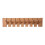 Living And Home (Natural, 8 Hooks) Wall-Mounted Solid Wood Coat Rack with Flip-Down Hooks 3