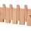 Living And Home (Natural, 8 Hooks) Wall-Mounted Solid Wood Coat Rack with Flip-Down Hooks 4