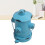 Hydranten-Mülleimer Retro Eisen Hellblau 10