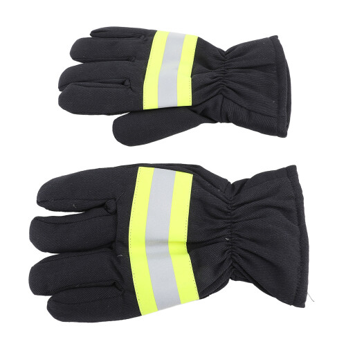 Firefighter Flame Resistant Gloves 27cm Soft Safety Work Rescue Carpentry
