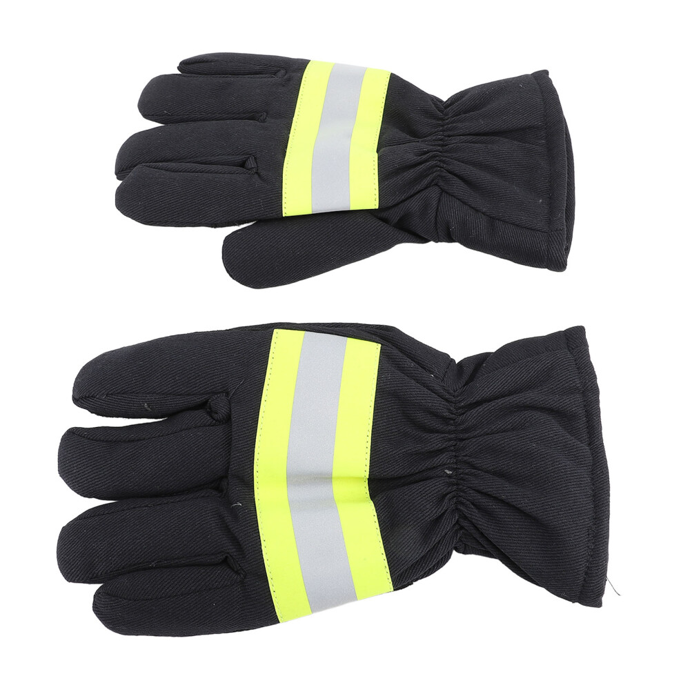 Flame Resistant Firefighter Gloves, 27Cm Safety Working Rescue Gloves 8051391168437