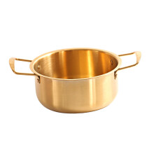 Edelstahl-Ramen-Kochtopf, 420 ml, Durchmesser 13,5 cm