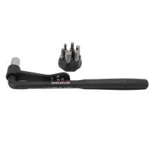 Ensemble de clés dynamométriques pour vélo en acier chrome vanadium, 10-20 N·m, hexagones H3-H8