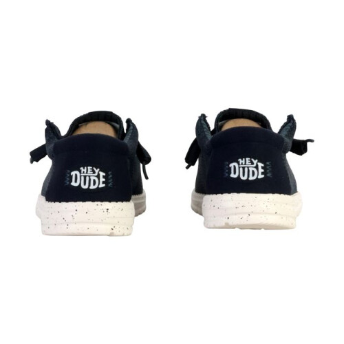 Hey Dude Wally Stretch Sox Mocassim com cadarço - Marinha 1