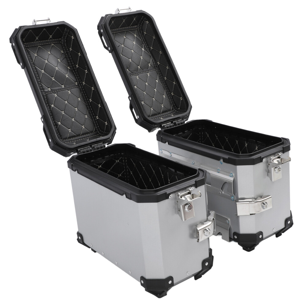 35L Aluminium Alloy Pannier Silver 7340572466044