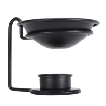 Porta-Tea a Cera in Ferro Decorativa con Portacandele a Tealight – Diffusore di Oli Essenziali da 100ml