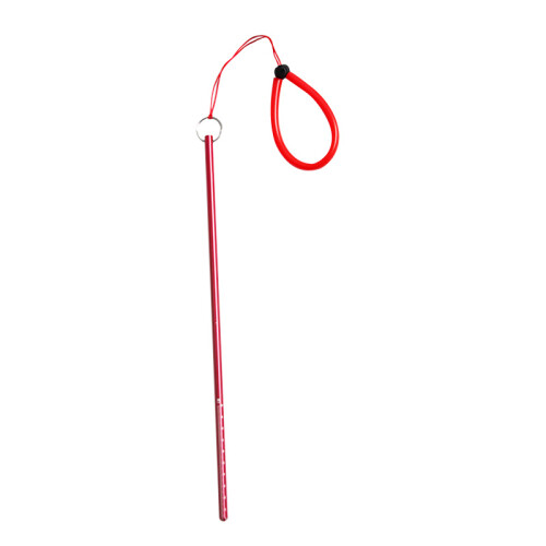 (Red) Aluminum Alloy Diving Stick for Underwater Exploration