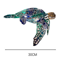 (Sea Turtle) Sea Turtle Wall Art - 30cm Alloy Wall Decor