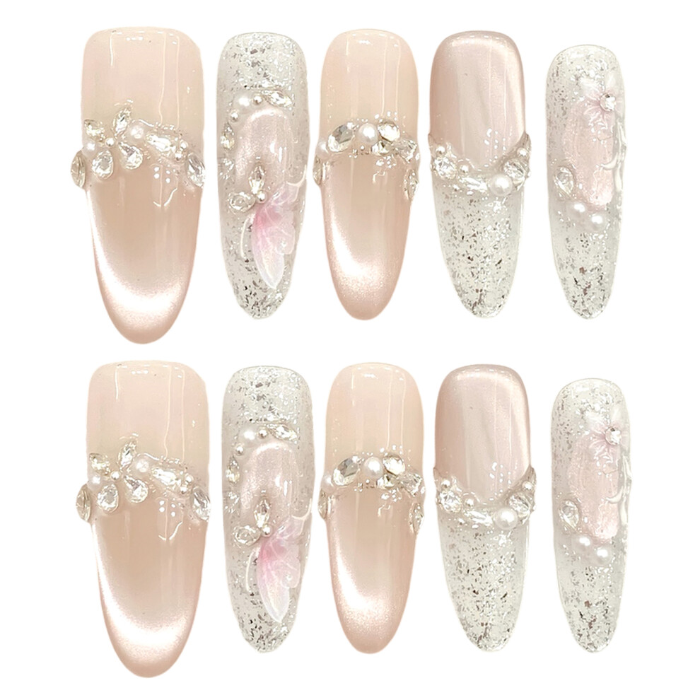Penghui-Toys (Eternal Ellipse) Eco-Friendly Nude Cat Eye Nail Extensions