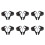 6X Car Multi-Function Steering Wheel Cruise Control Buttons  for  Innova 2015-2019 1