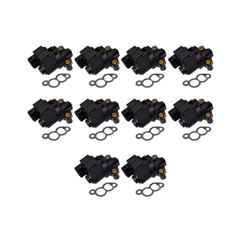 10X 35150-22600 Idle Speed Idle Air Control Valve For Accent Tiburon 00-06 For Motors Black 6033923067748