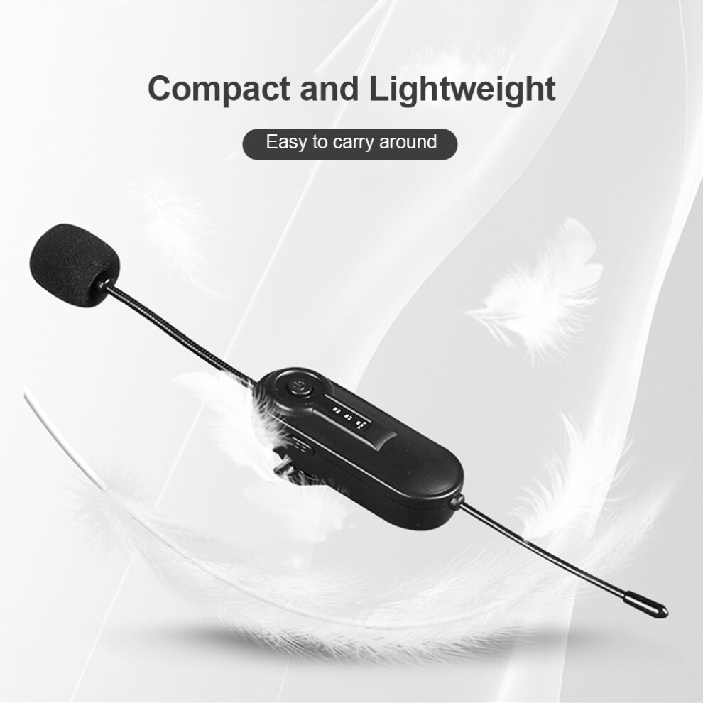 Uhf Wireless Clip-On Mic 50M Range, 450Mah Battery, 3.5Mm/Trrs 9491391169437