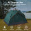3-4 Man Automatic Instant Double Layer Pop -Up Waterproof Outdoor Camping Tent 5