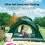 3-4 Man Automatic Instant Double Layer Pop -Up Waterproof Outdoor Camping Tent 11