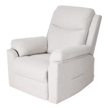 Single Sofa Recliner Armchair Reclining Chair, Beige