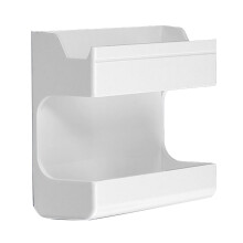 Supporto per telefono in plastica da parete, 97x36x86mm, autoadesivo