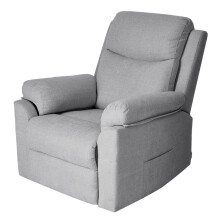Single Sofa Recliner Armchair Reclining Chair, Grey