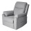 Living And Home Single Sofa Recliner Armchair Reclining Chair, Grey 1