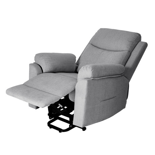 Living And Home Single Sofa Recliner Armchair Reclining Chair, Grey 2