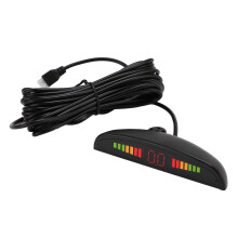 Système de capteurs de recul pour voiture rouge, 4 capteurs, 22 mm