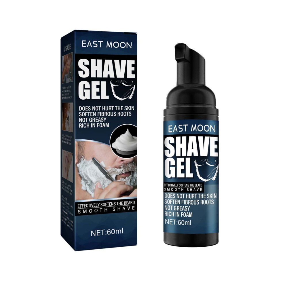 Men's Cream East Moon Shaving Shaving Foam Gentle Refreshing Cleansing And Softening Beard Foam Shaving
