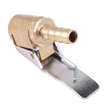 8Pc 6mm Auto Air Pump Chuck Clip Car Truck Tyre Tire Inflator Valve Connector Car Open Brass Stem Tire