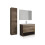 Pack de baño con lavabo de resina y columna Thai Plus 2
