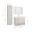 Pack de baño con lavabo de resina y columna Thai Plus 8