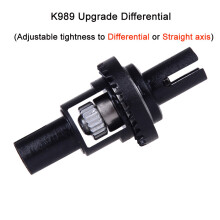 pour 1/28 Scare K969 K979 K989 K999 P929 P939 Mise à Niveau Pièces de Rechange BoîTe Différentielle K989-26 Différentiel à Bille Réglable, 4