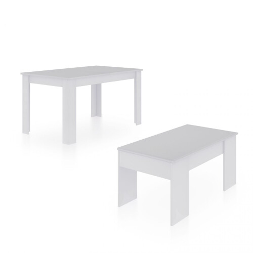 Pack mesa de comedor 140 y mesa de centro Vita 2