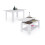 Pack mesa de comedor 140 y mesa de centro Lya 4