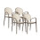 Pack 4 sillas de exterior Klux Arm 2