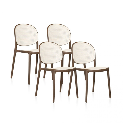 Pack 4 sillas de exterior Klux 1