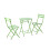 Set de exterior mesa y 2 sillas plegables Gio 4